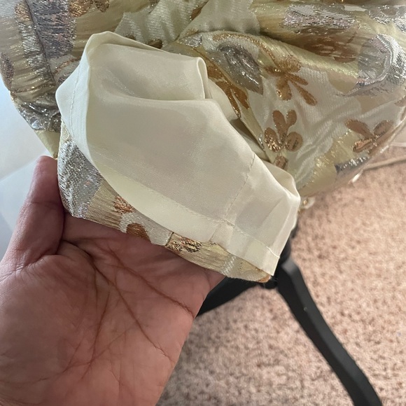 J Crew Collection Gold and Silver Metallic cocktail dress - Picture 7 of 13